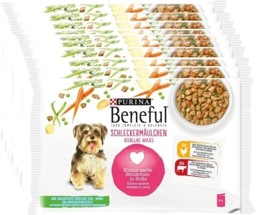 Beneful Pouch - Hondenvoer Kip & Rund In Saus - 40 X 100 G -Trixie Verkoopwinkel