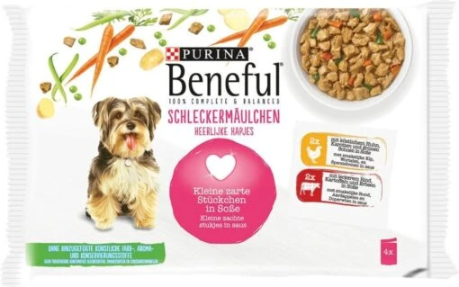 Beneful Pouch - Hondenvoer Kip & Rund In Saus - 40 X 100 G -Trixie Verkoopwinkel