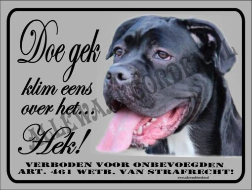 Merkloos Cane Corso 122 Waakbord Doe Gek - 15 X 20 Cm -Trixie Verkoopwinkel 1200x905 2