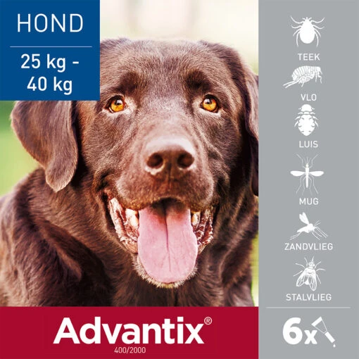 Advantix 400 6 Pipetten -Trixie Verkoopwinkel 4.007.221.048.053