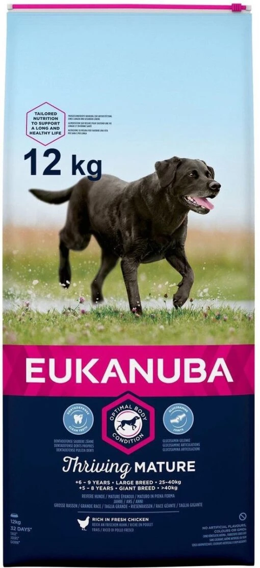 Eukanuba Dog Mature & Senior - Large Breed - Kip - Hondenvoer - 12 Kg -Trixie Verkoopwinkel