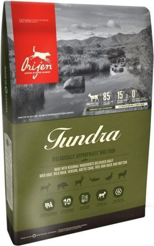 Orijen Whole Prey Tundra Dog - Geit & Zwijn - Hondenvoer - 2 Kg -Trixie Verkoopwinkel