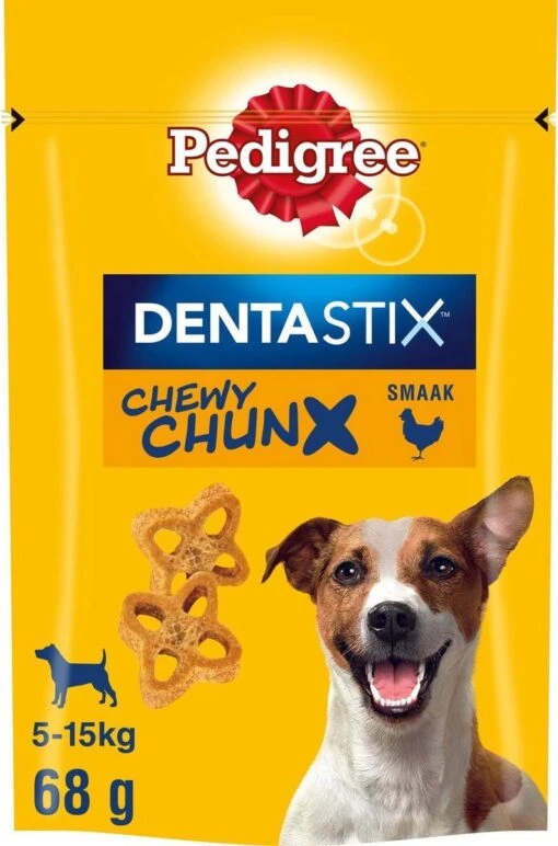 Pedigree Dentastix Chewy Chunx Hondensnacks Mini - Kip - 5 X 68 Gr -Trixie Verkoopwinkel