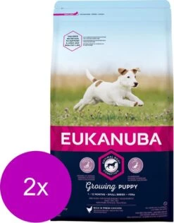 Eukanuba Growing Puppy Small Breed Kip - Hondenvoer - 2 X 3 Kg -Trixie Verkoopwinkel 938x1200 1