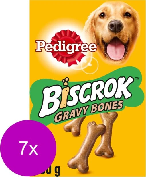 Pedigree Biscrok Gravy Bones Hondensnacks - 7 X 400 Gr -Trixie Verkoopwinkel